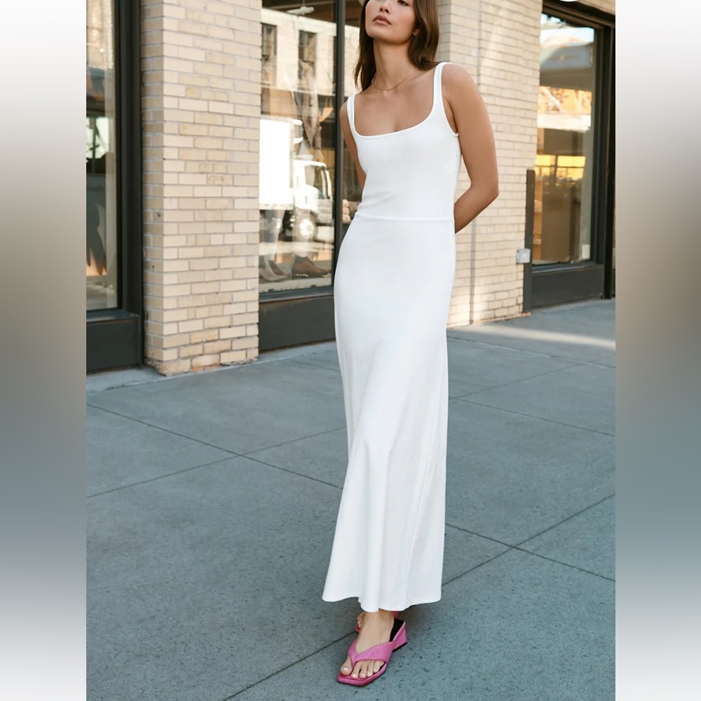 Chic White Maxi Dress - Marcella Marvin